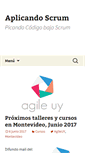 Mobile Screenshot of aplicandoscrum.com